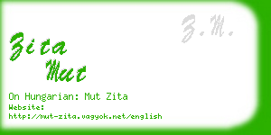 zita mut business card